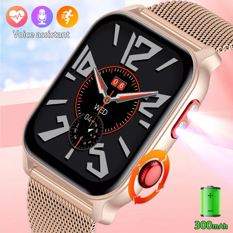 

LIGE умные часы для женщин и мужчин Bluetooth вызов полный сенсорный экран монитор сердечного ритма женские водонепроницаемые умные часы женские + подарок