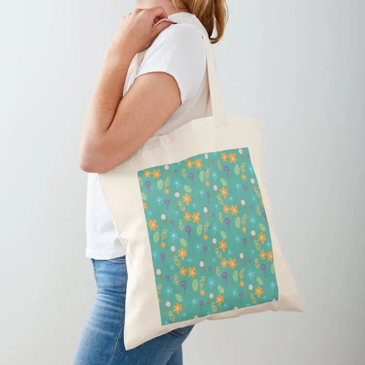 

Mystery Inc Pattern (Teal) Tote Bag custom fabric bag Eco bag canvas bags sacs de shopping