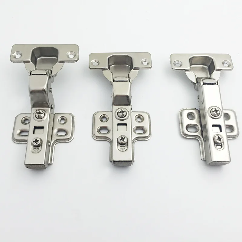 2PCS Two Stage Force Hinge Cabinet Wardrobe Door Release Damping Hardware Accessories Hinge Buffer Hinge