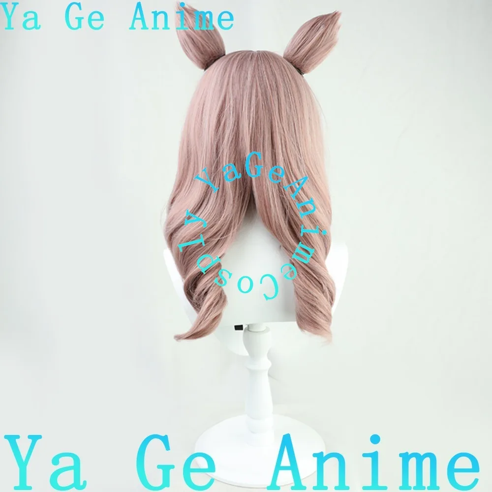 

Парик для косплея Uma Musume Pretty Derby Machikane Tanabata с тюрбаном, для аниме-игр, Хэллоуина, синтетический, термостойкий