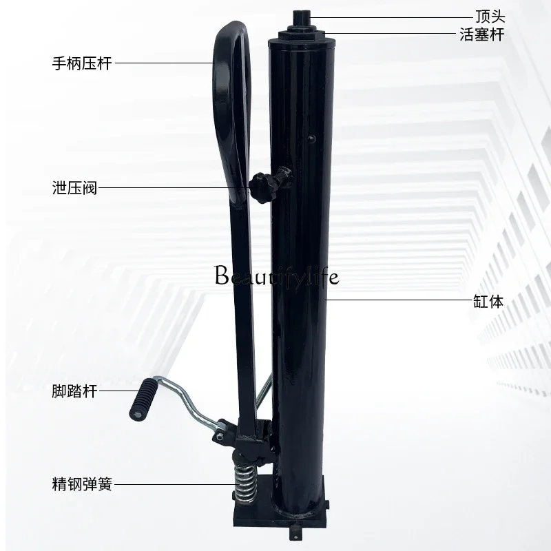 

JJ tool parts*Manual hydraulic forklift cylinder stacking pump 1 ton 2 tons forklift cylinder jack lifting cylinder