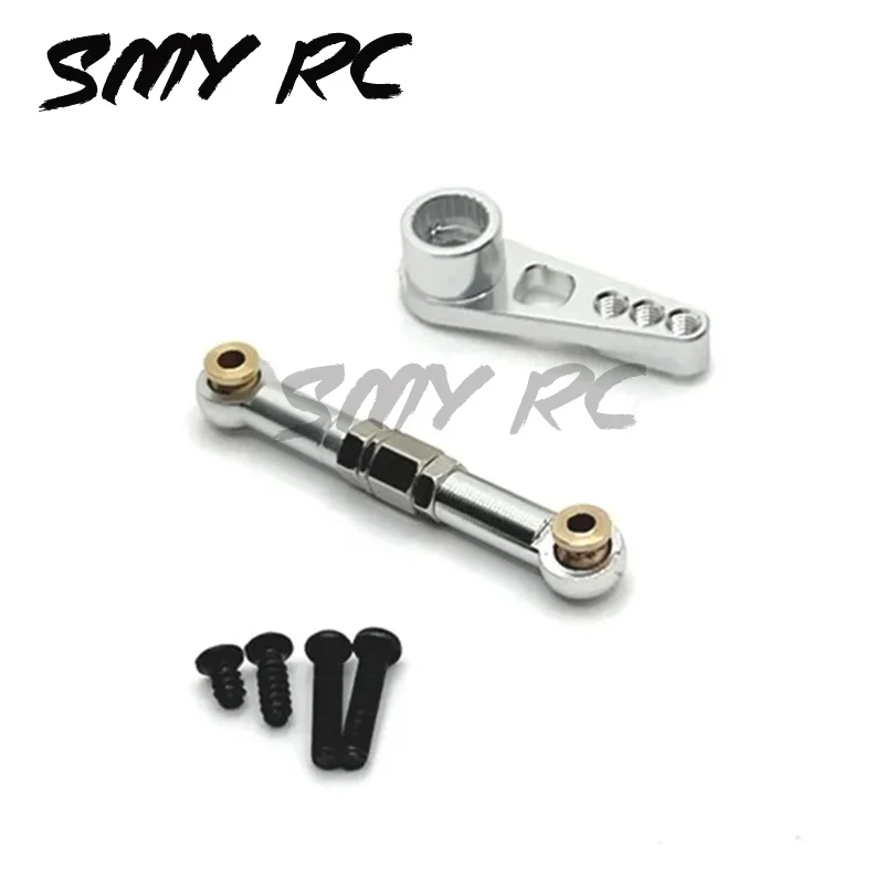 SCY 16101 16102 16103 16104 16201 Metal 25T Servo Arm Servo Horn Steering Servo Link Rod 1/16 RC Car Upgrade Parts Accessories