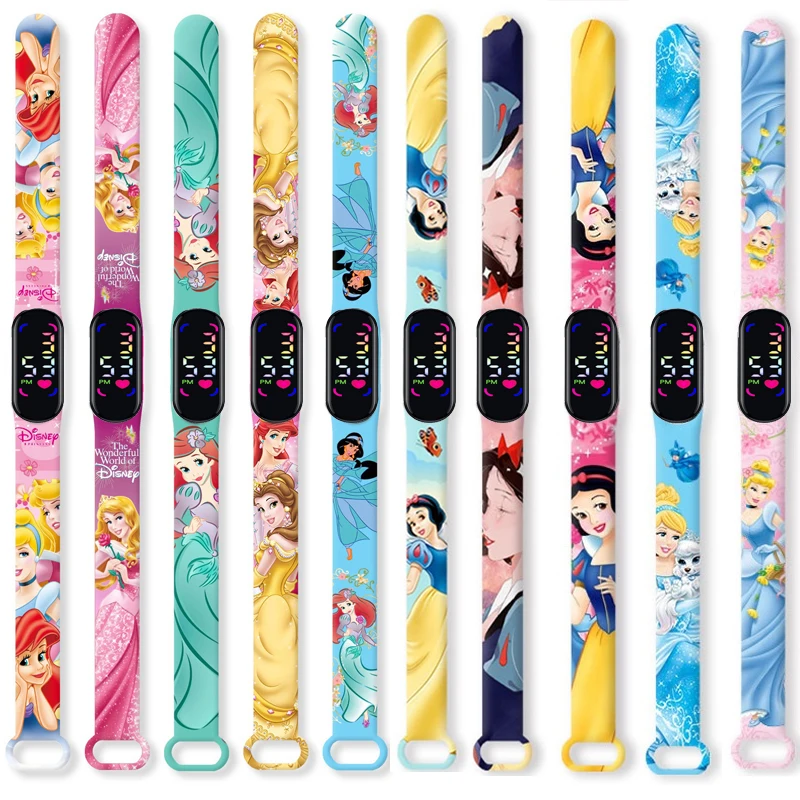 

Disney Children's Watch Anime LED Electronic Waterproof Sports Bracelet Watch kids gifts