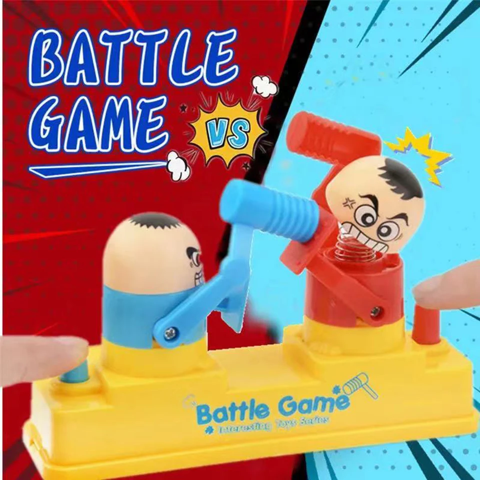 Juego de batalla antiestrés para niños y adultos, divertido juguete de batalla para dos jugadores, juegos dobles para padres e hijos, accesorios de juego de mesa para fiesta familiar, regalo