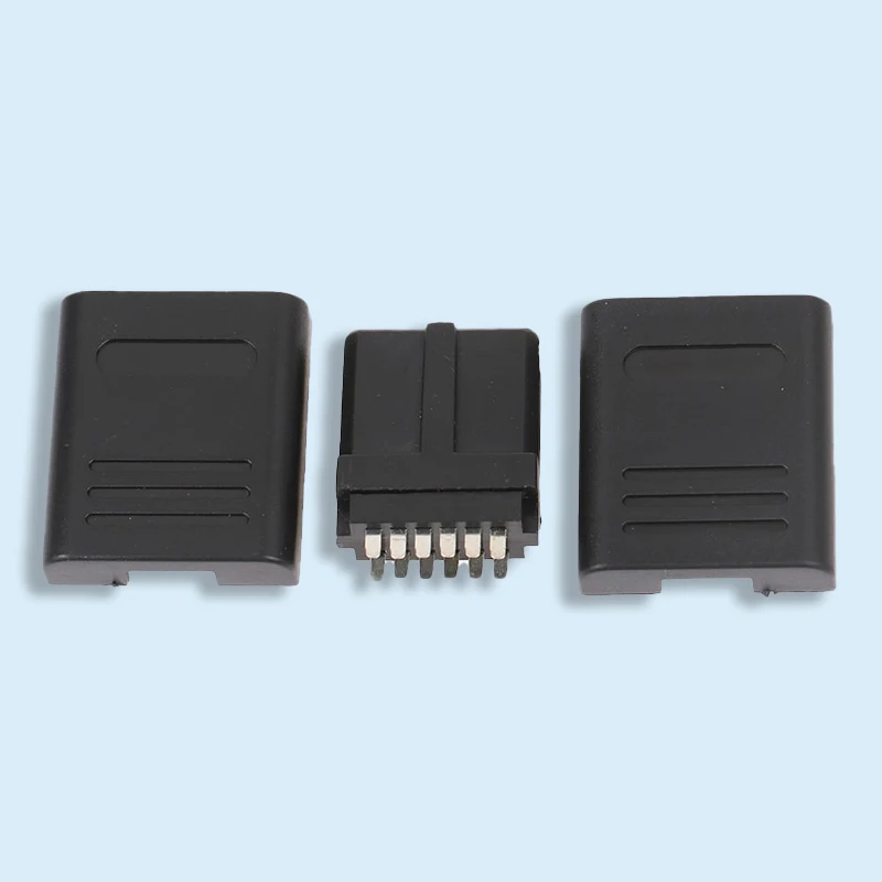 1Set 12Pin AV Interface Connector Plug With Plastic Cover Suitable For NGC SNES N64 SFC Repair Replacement Parts