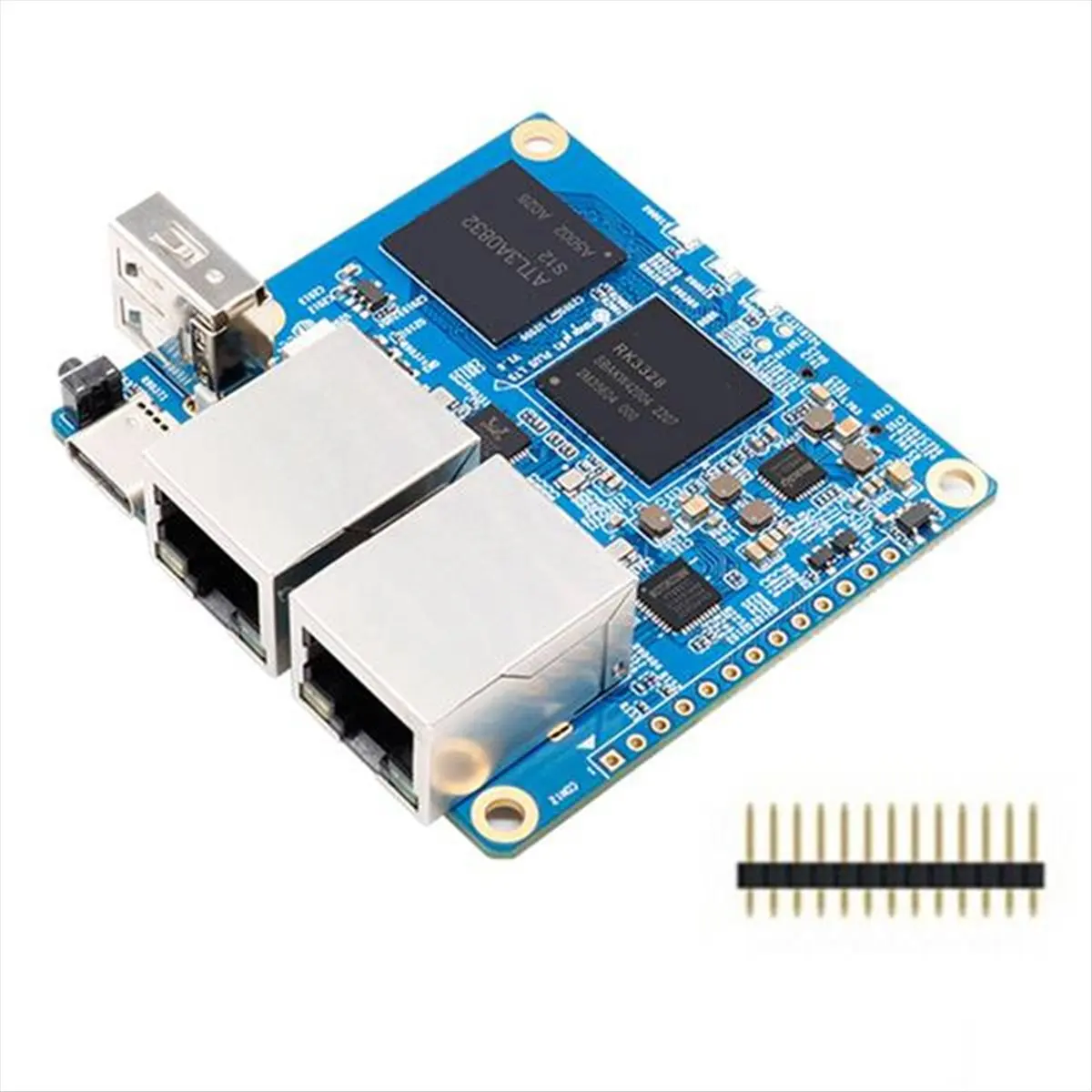 Para placa de desarrollo R1 Plus 1GB RAM Rockchip RK3328 compatible con Android9/Debian/OpenWRT OS enchufe estadounidense
