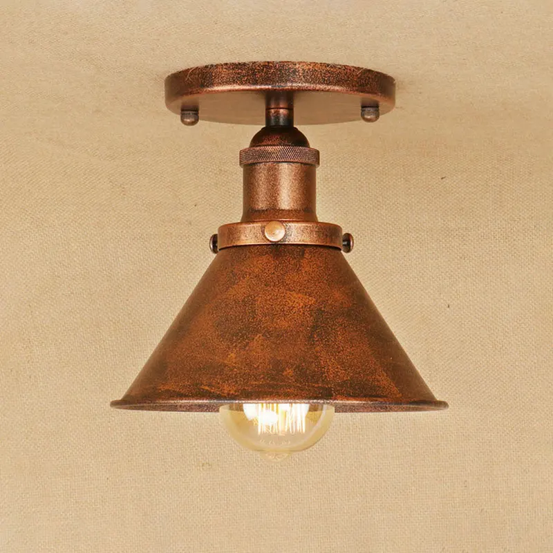 

American Retro Staircase Hallway Light Hotel Creative Personality Industrial Style Cafe Restaurant Iron Decoration Ceiling Light