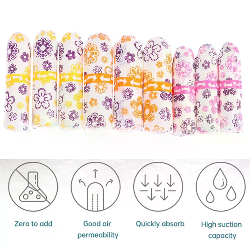 /YOV/Sanitary Pads Monthly Towels Menstrual Tampons Women Daily Hygienic Female Hygiene Women's Reusable Compresses 10PCS