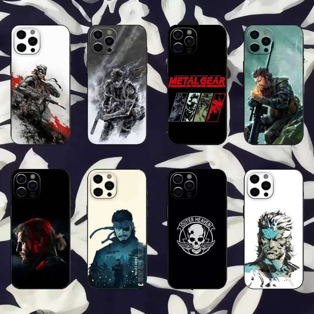 

Game M-Metal Gear Solid Phone Case Silicone black Soft For IPhone 17,16,15,14,13,12,11,SE,Plus Pro Max