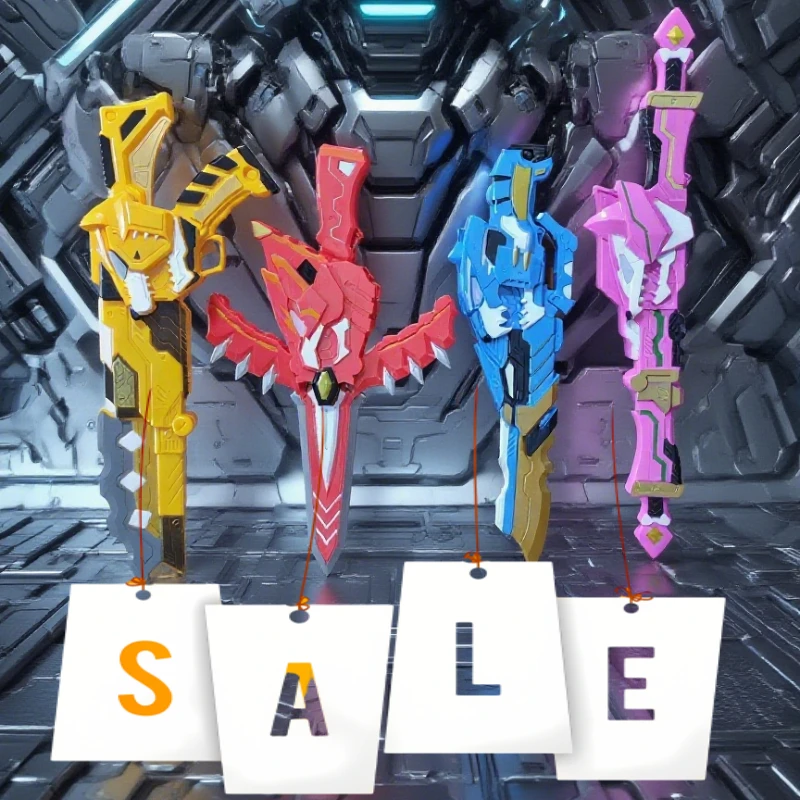 MINI FORCE X Wea-pon Force X Selector MAX SAMMY VOLT Sound and Light Sword Deformation Toy Suit X Action Figures Kids Gifts