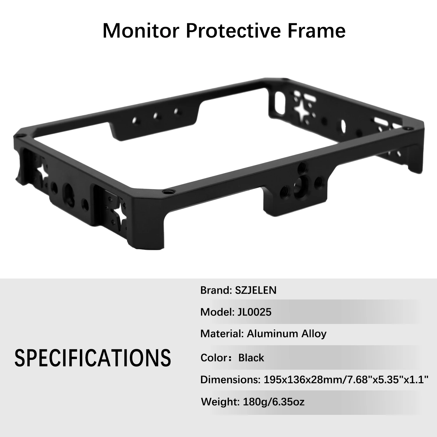 SmaHD 702 Touch and Cine 7 Protective frame, 1/4 screw expansion bracket