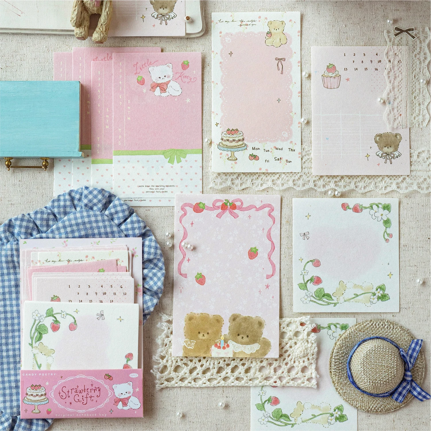 20pcs/lot Sweet Dream Fairy Tale House Series Memo Pads Diary Journal Scrapbooking Paper Background Decorative Material Papers