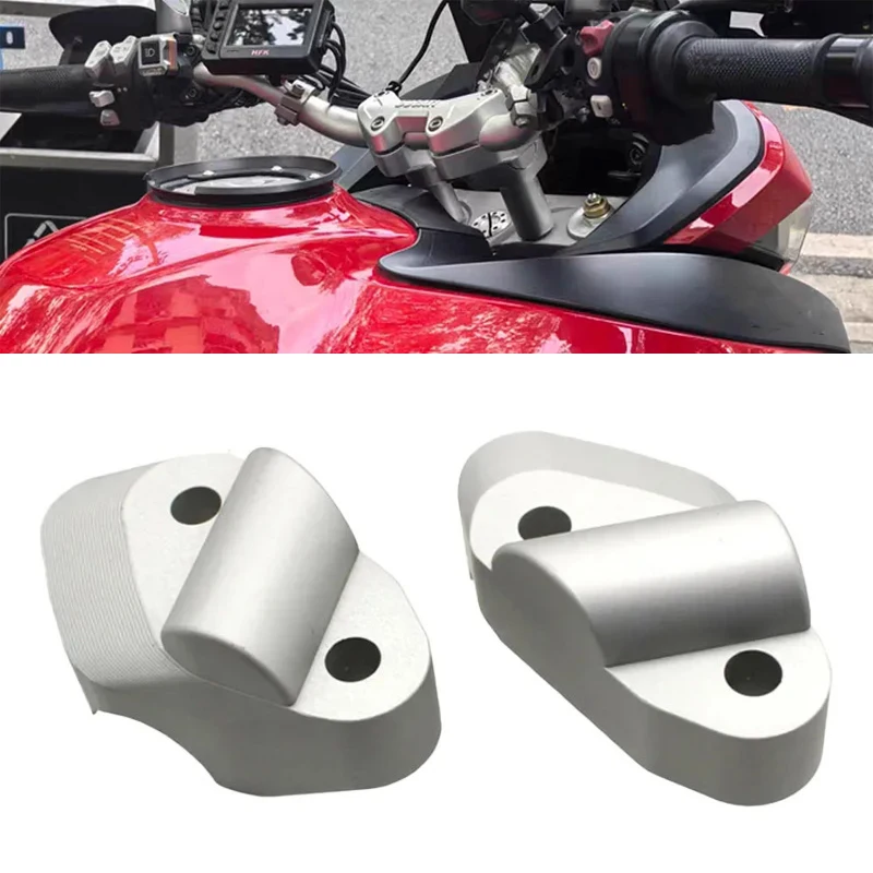 

Motorcycle Handlebar Heightening Riser Bar Clamp Mount Fit For Ducati Multistrada950 Multistrada1200 Multistrada 950 1200S 2017-