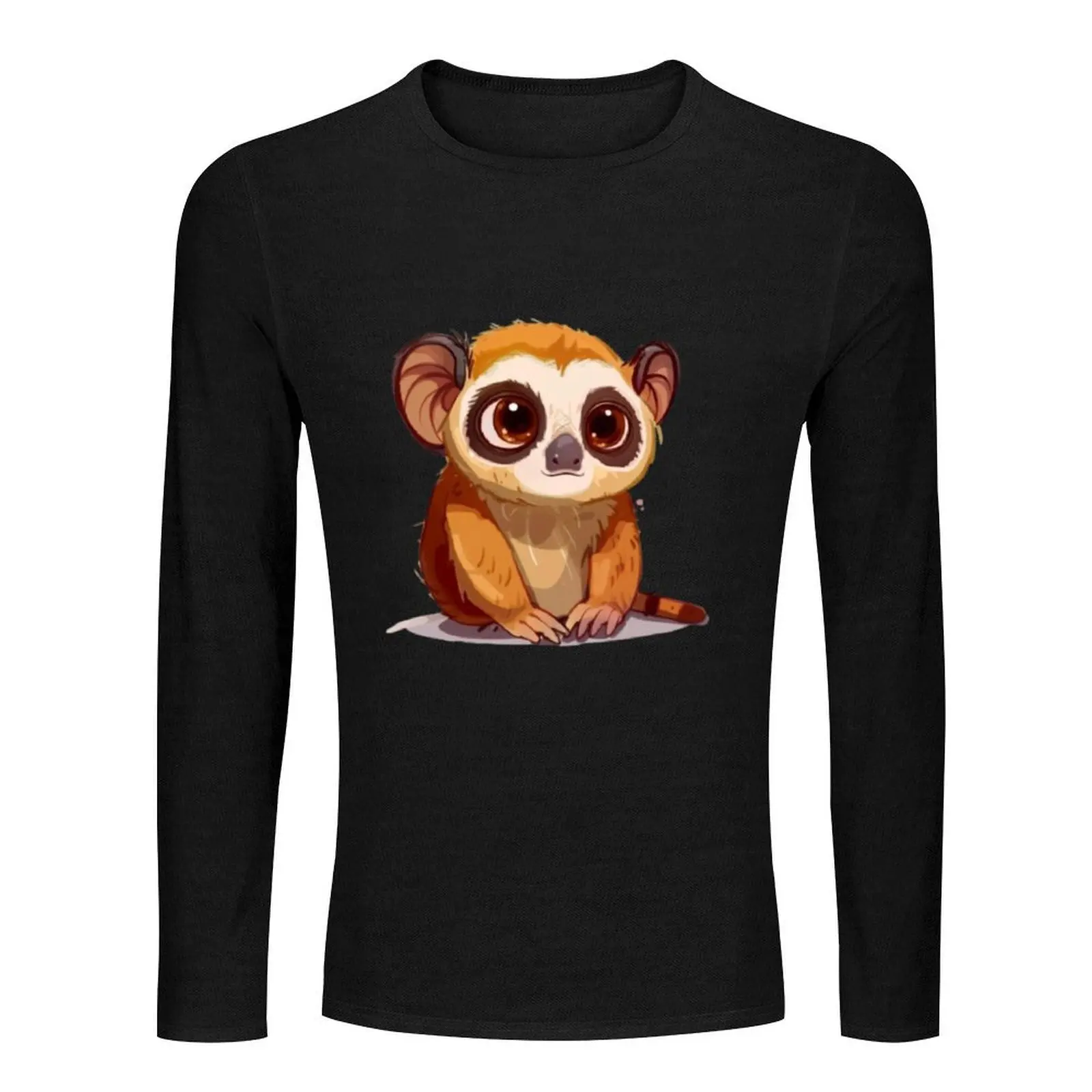 Sunda Slow Loris Long T-Shirt boys animal print shirt vintage clothes boys white t shirts tops clothes for men