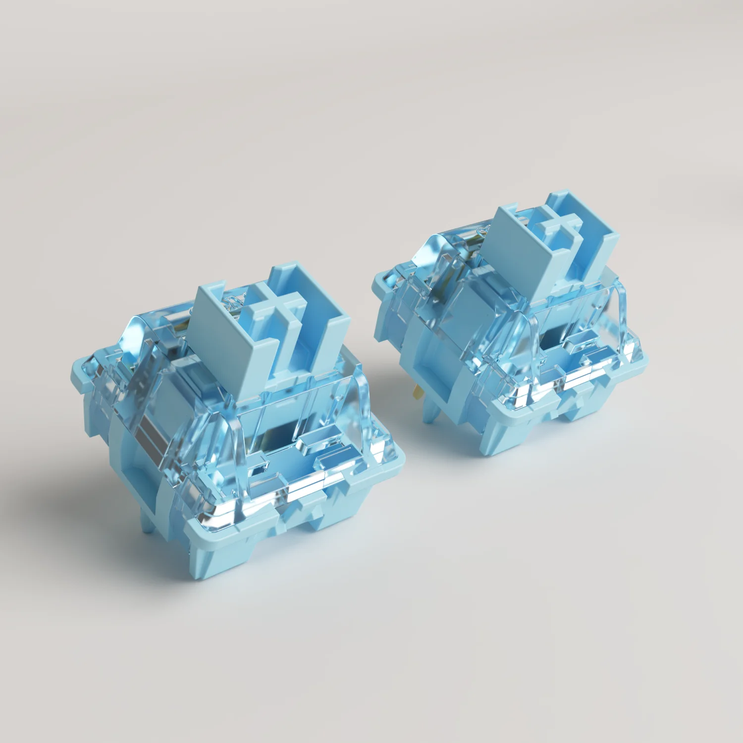 Akko V3 Cream Blue Pro przełącznik 5 Pin 45gf przełącznik dotykowy z pyłoszczelnym trzpieniem kompatybilny z klawiatura mechaniczna MX (45 szt.) — zdjęcie produktu 4