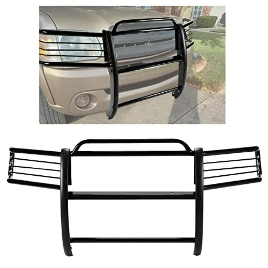 

Стальной черный передний бампер с порошковым покрытием, щетка для решетки, защита бычьей планки для Tundra 2000-2006 и 20012004 Sequoia Du