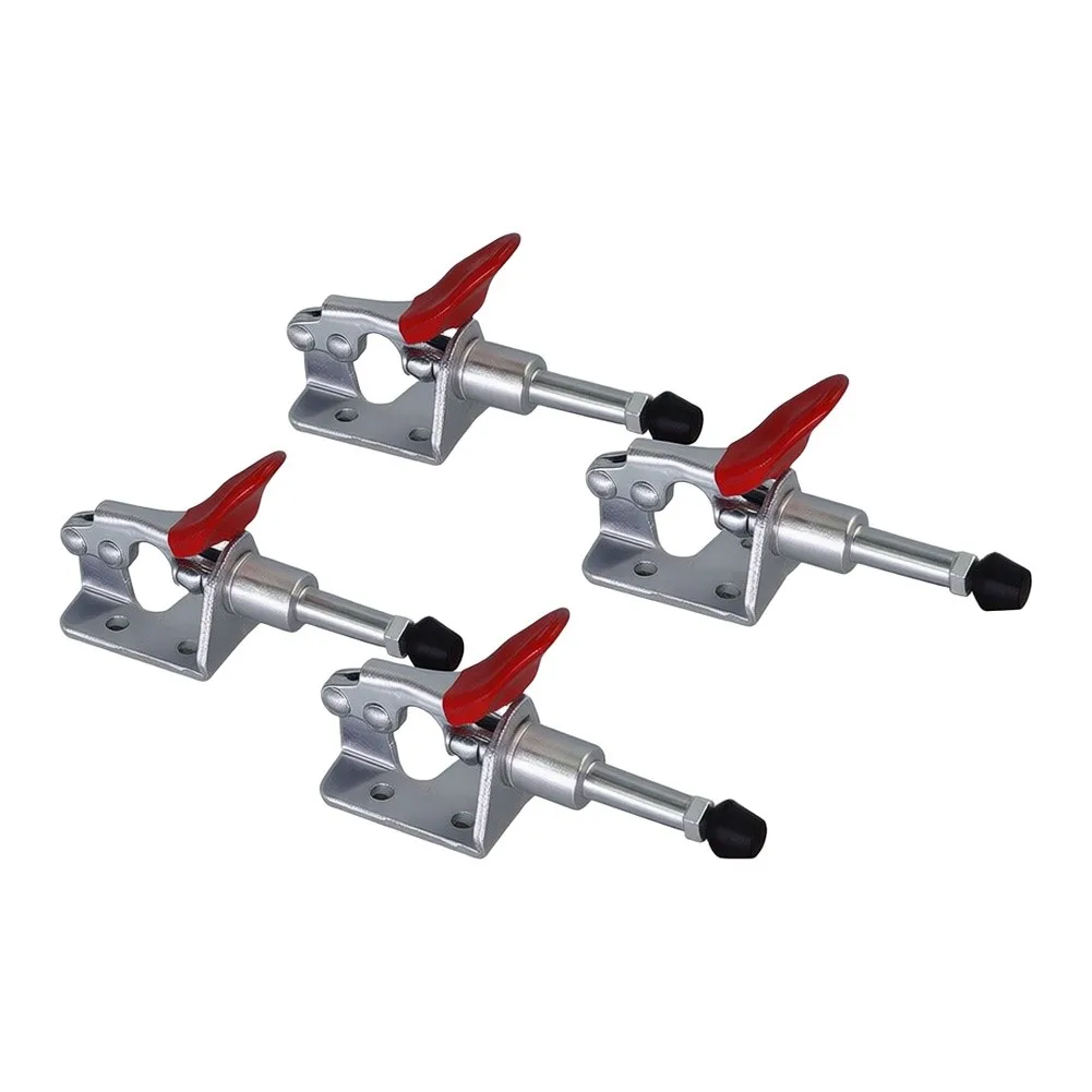4pc Red Silver Steel Clamp GH-304EM For Secure Sheet Metal Holding Welding Repair DIY Hand Tools Set