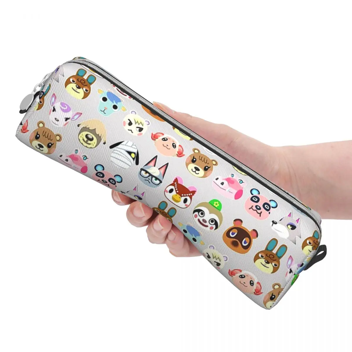 Imagem -03 - Animais Crossings Villagers Pencil Cases Classic Game Pen Bags Meninas e Meninos Grande Capacidade Caixa Cosmética Escolar