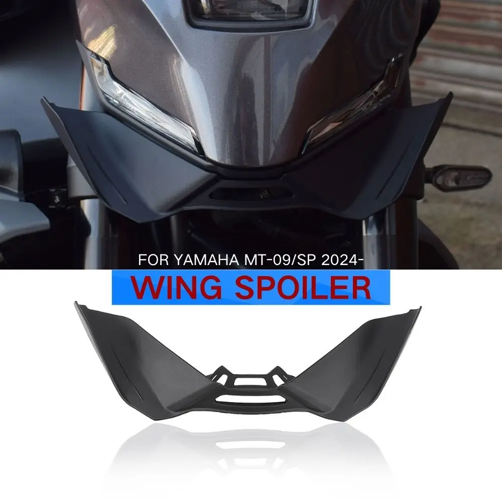 

For Motorcycle Front Spoiler Kit Downforce Naked Frontal Spoilers Winglet Aerodynamic Wing MT-09 2024 MT09 SP 2024-