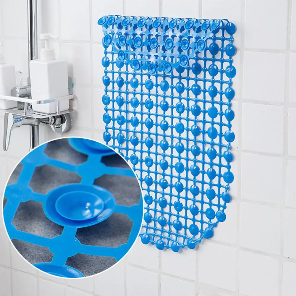 Non Slip Bath Mat Non-slip Suction Cup Bath Mat Machine Washable Bathroom Rug with Drain Holes Anti-skid Tub Shower Floor Safety