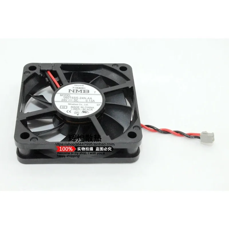 JFG For NMB-MAT Minebea 06015SS-24N-AA 6015 24V 0.13A 6CM Fanuc Cooling Fan