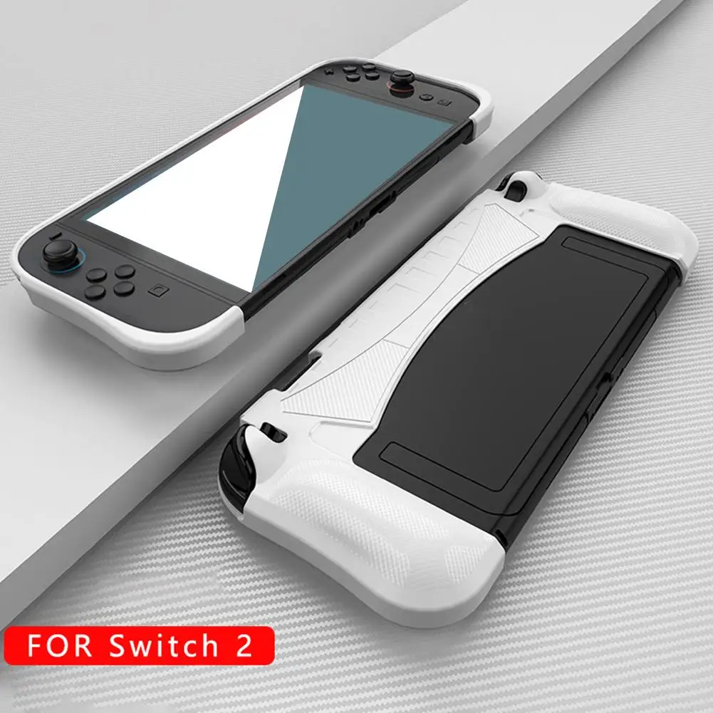 Para Switch2 funda protectora de silicona suave de una sola pieza consola de juegos funda protectora suave a prueba de caídas funda impermeable para Switch2