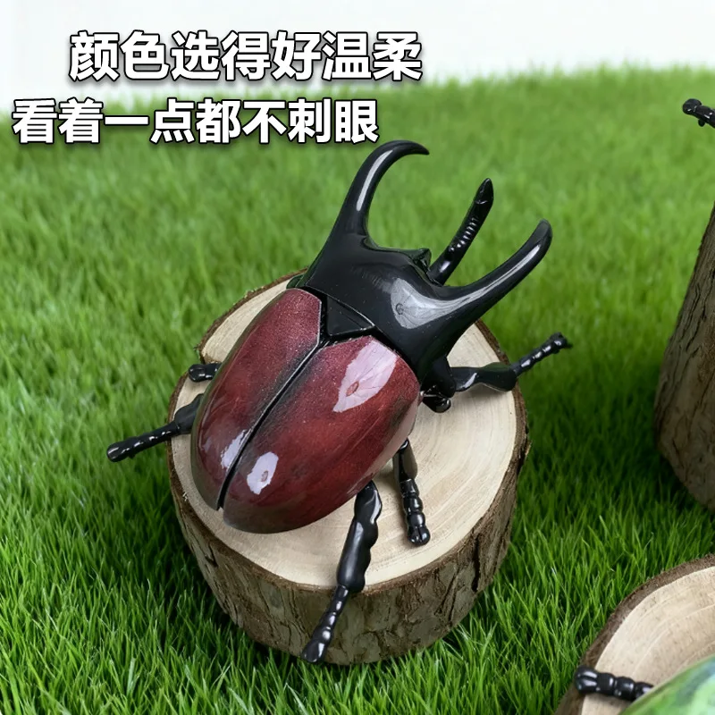 Clockwork beetle model simulation flower beetle movable joint insect winding crawling toy