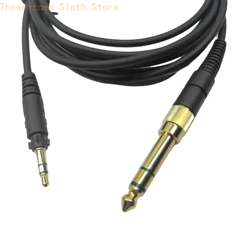 EAH DJ1200 헤드셋 용 교체 헤드폰 코드 3.5mm ~ 6.35mm 오디오 코드 음악 애호가 및 전문 DJS E74A