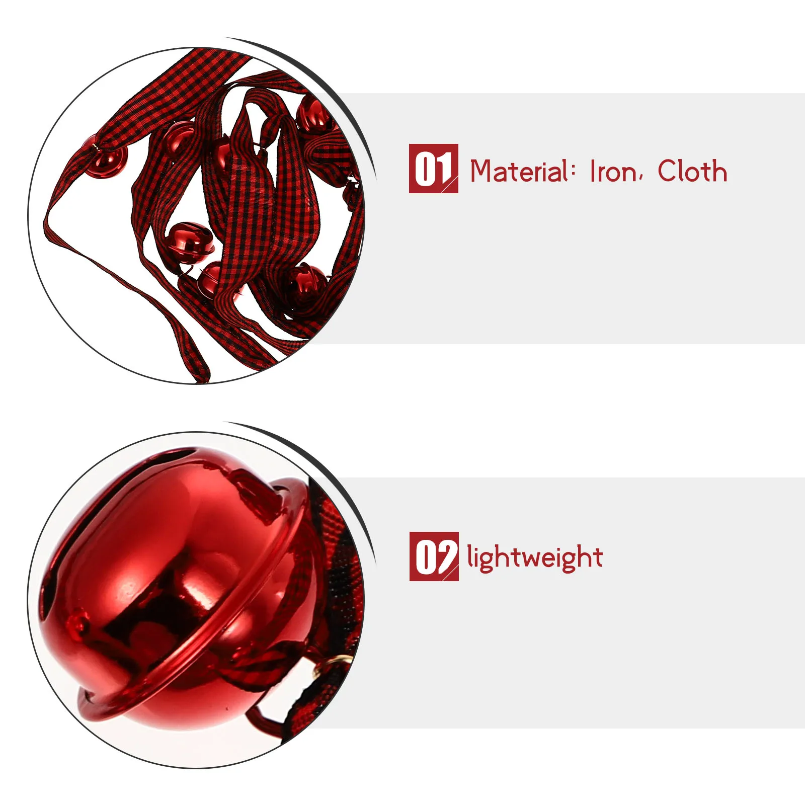 

1Pcs Christmas Tree Hanging Ribbon Ornament Bell Pendant Lightweight Decorative Holiday Decor Hanging Decor