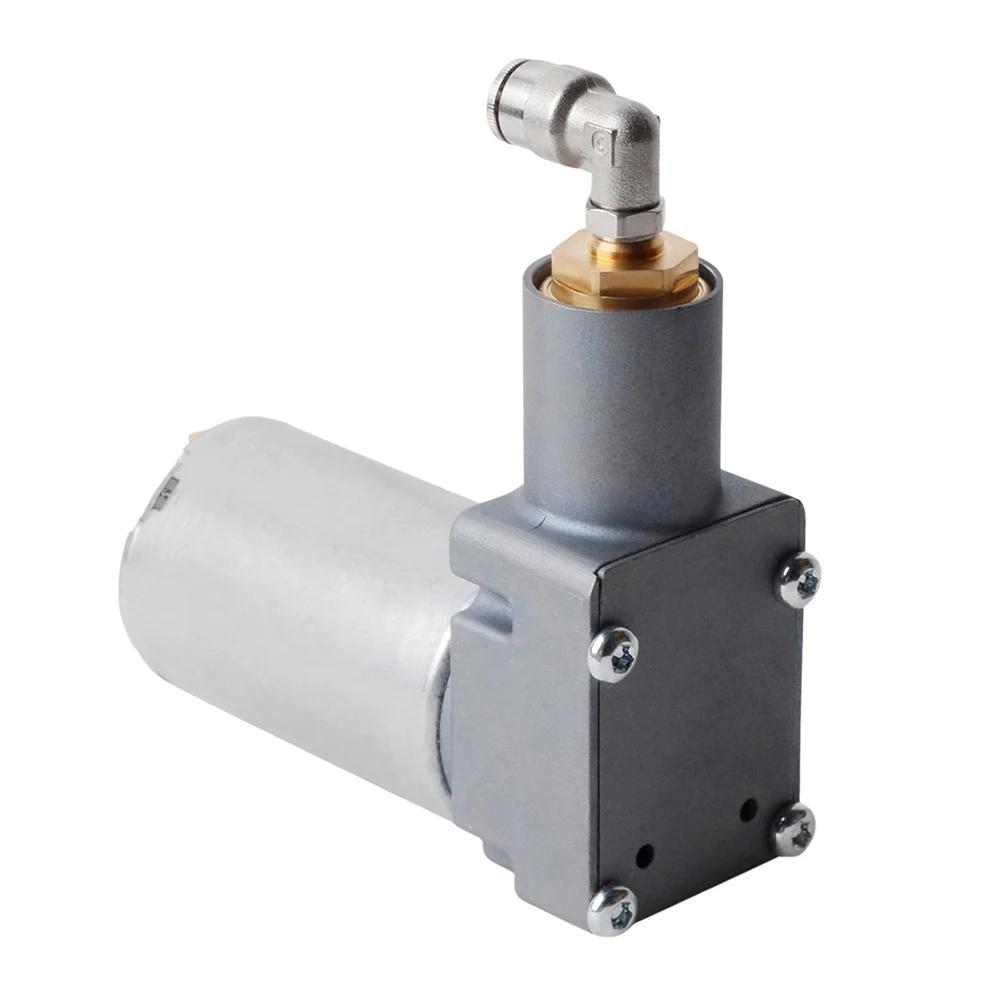 24V Air Compressor for Seat Air Suspension Applications with 2-Wire Electrical Setup and 4mm Quick Release Air Hose Interface