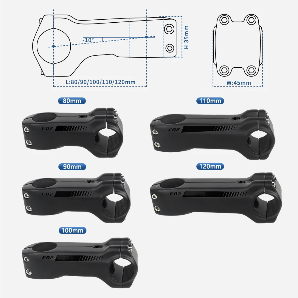 Fire Spider-T1000 Carbon  Fiber Road Bike DH XC Bars -10 Degree Full Internal Cable Wiring Mountain Bike Accessories OD1 OD2