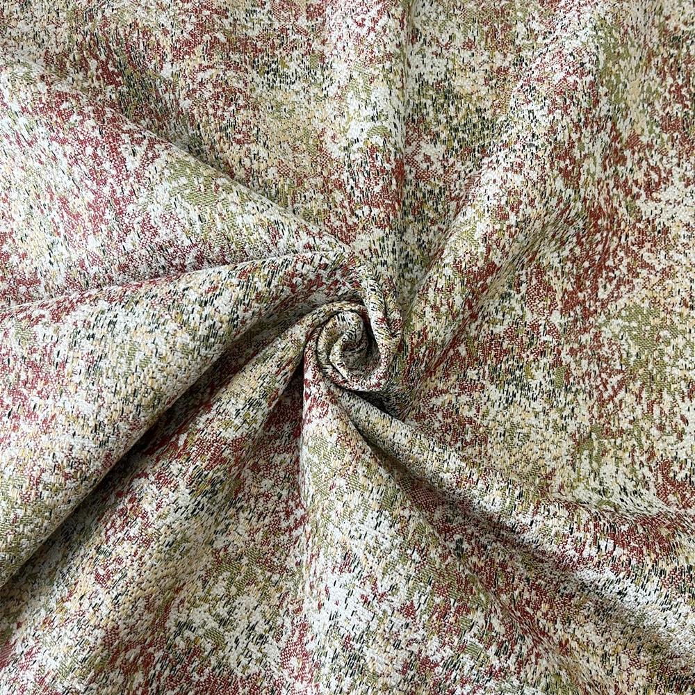 Luxurious Woven Multi colored Texture Upholstery fabric 4 colors DIY bag bedboard sofa armchair decoration cloth 140cm 1 Meter
