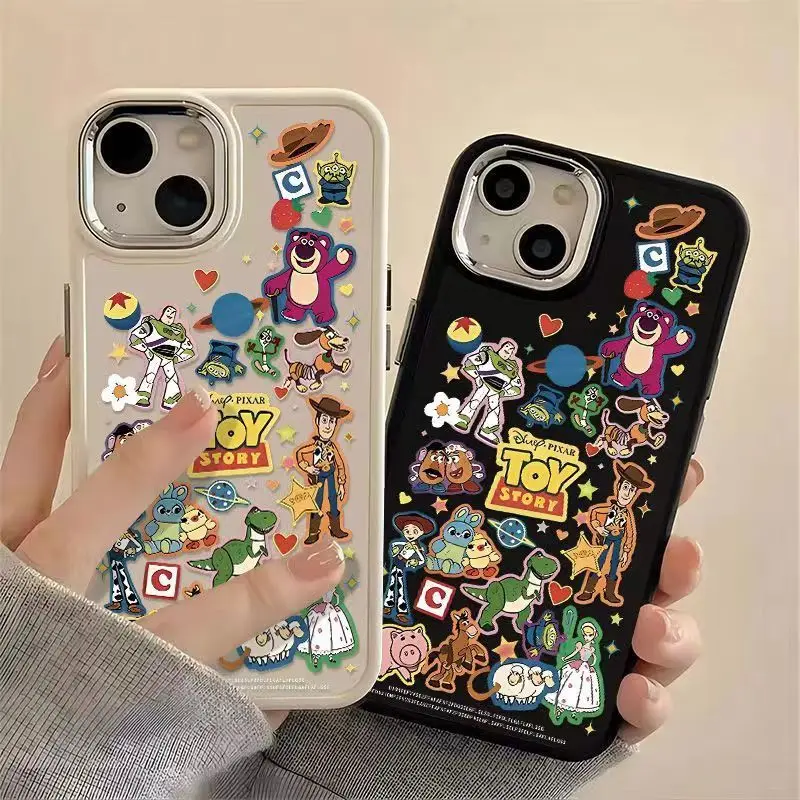 Toy Story Mania Cute Cream Phone Case for IPhone 15 14 13 12 11 XS XR X 8 7 6 6S Mini Plus Pro Max Funda Shell Soft Cover Capa