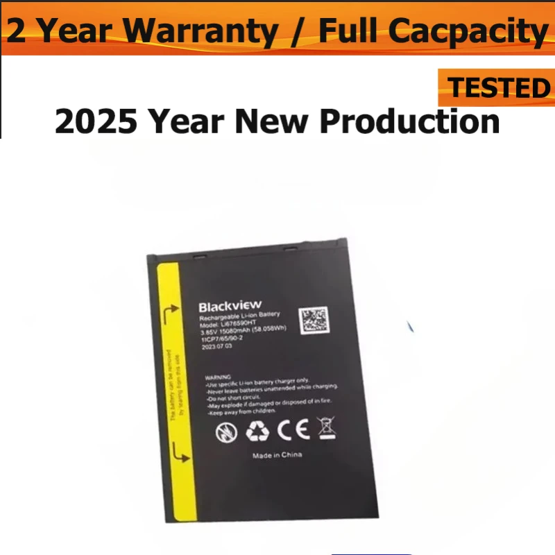 15080mAh Battery for Blackview BV9300 Li676590HT High Capacity Replacement