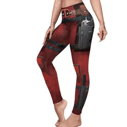 Superhero Sexy Women Pants Deadpool Cosplay Leggings Deadpool 3 Costume 3D Print Women Leggings Fitness Tight Yoga Pants