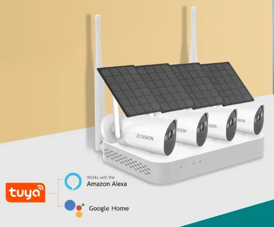 Kit Nvr per telecamera IP Wifi HD da 3 MP 4 canali Sistema di telecamere di sicurezza domestica Sistema di sorveglianza CCTV wireless