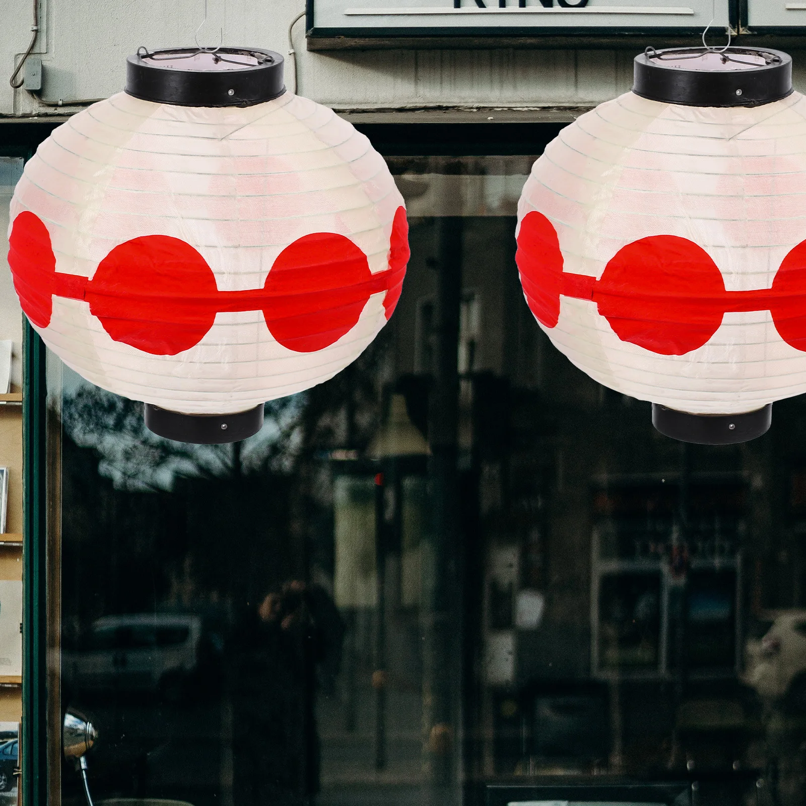 

Hanging Japanese Paper Lantern Outdoor Indoor Restaurant Decor Sushi Bar Pendant Light for Warm Festival Ambience