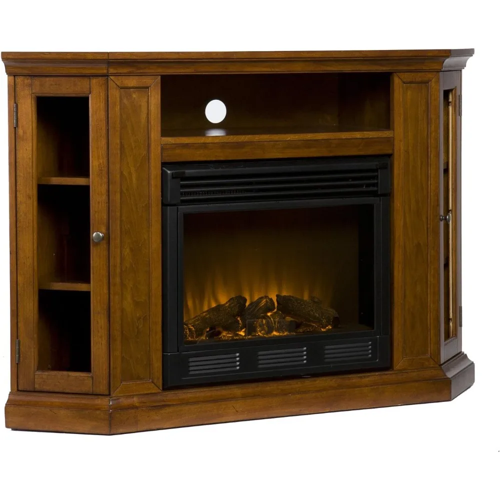 

Claremont Convertible Corner Media Stand with Storage Electric Fireplace