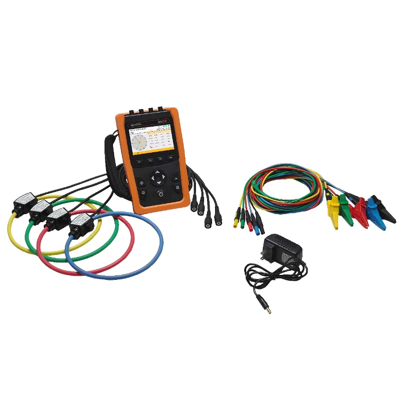 

Portable energy meter analyzer Multi-language WiFi Ethernet energy meter recorder Three power quality analyzer