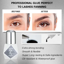 0.3-1s Fast Drying Gollee Eyelash Extension Adhesive Effects Stunning Glue Super Fast Drying Professional Wholesale Suppliers