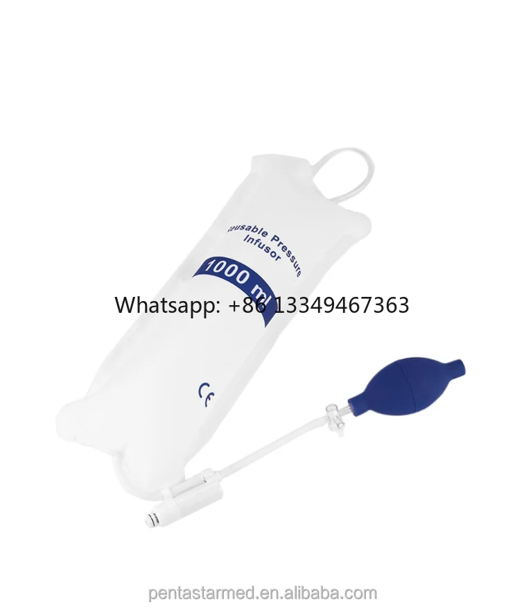 

Manufacturer Pressure Bag/cuff Infusion 1000ml 500ml Pressure Infusion Bag Factory