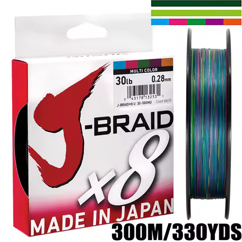DAIWAPE 낚시 라인 J-Braid 300M PE 8 가닥 낚시 라인 14-100LB 일본 8X 땋은 낚시 라인 바다 낚시 보트