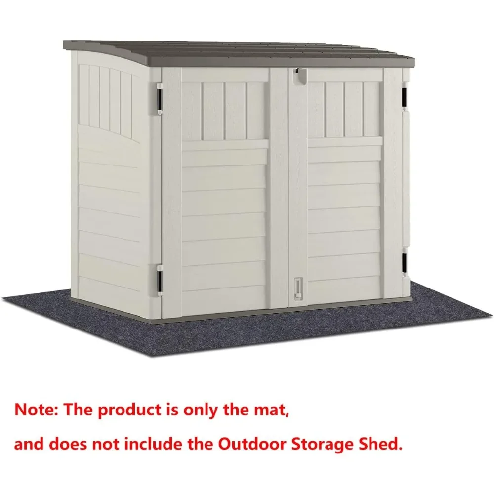 Outdoor Storage Shed Mat，Waterproof and Dustproof Outdoor Carport Mat—Backing Prevents Liquid Penetration，Soft Material