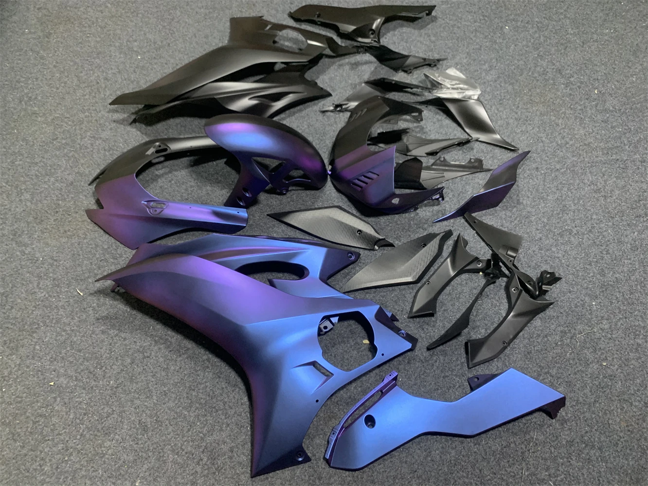 Motorcycle Fairing Kit Fit Bodywork For YAMAHA YZF R6 2017 2018 2019 2020 17 18 19 20 Brilliantly Color-changing bicolor