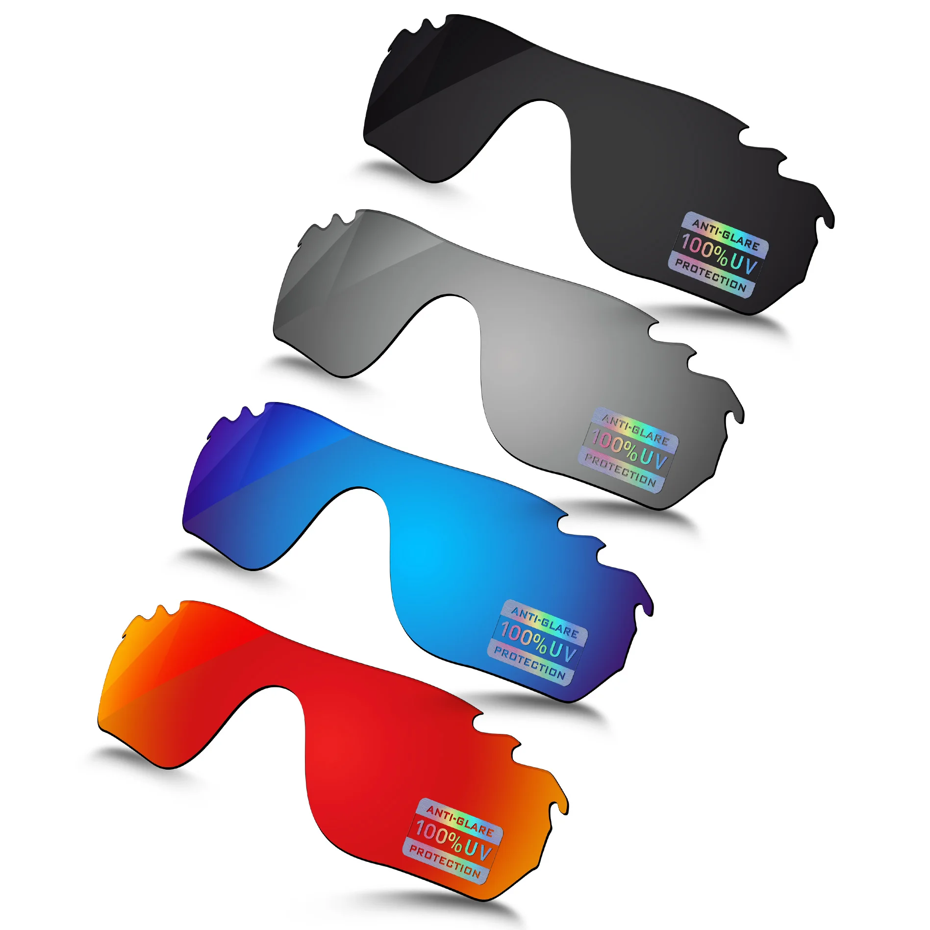 

MYCOURAG Replacement Lenses for OAKLEY RadarLock Edge Vented OO9183 Sunglasses UV400 Protection Multi-Color Options