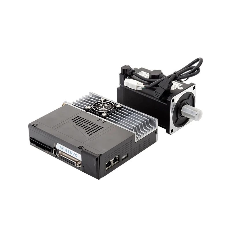 MIGE 90mm 750w 중간 관성 고정밀 서보 모터 드라이버 포함