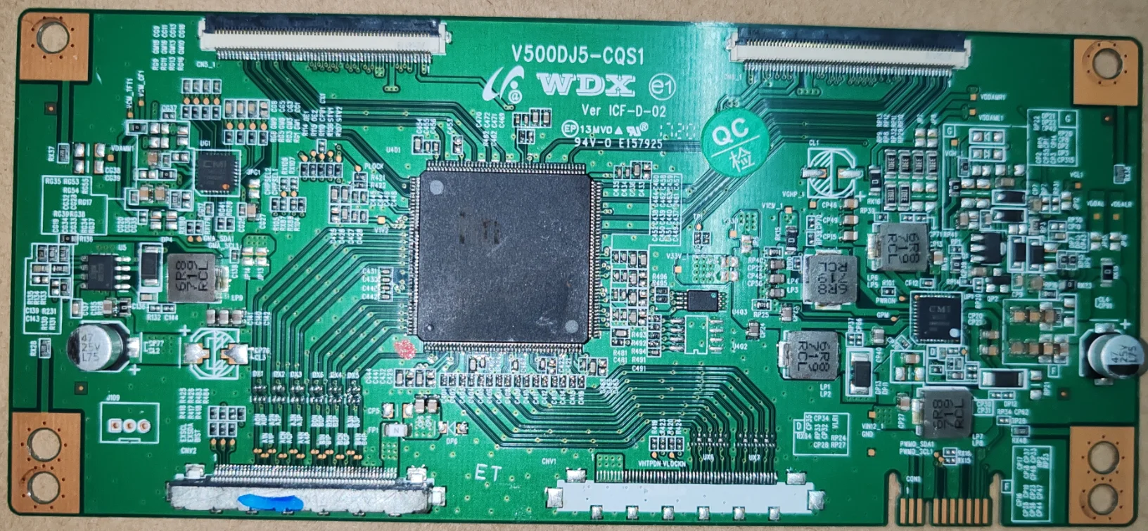 

V500DJ5-CQS1 LED TV Logic Edition T-CON Physical Photo FOR 2K