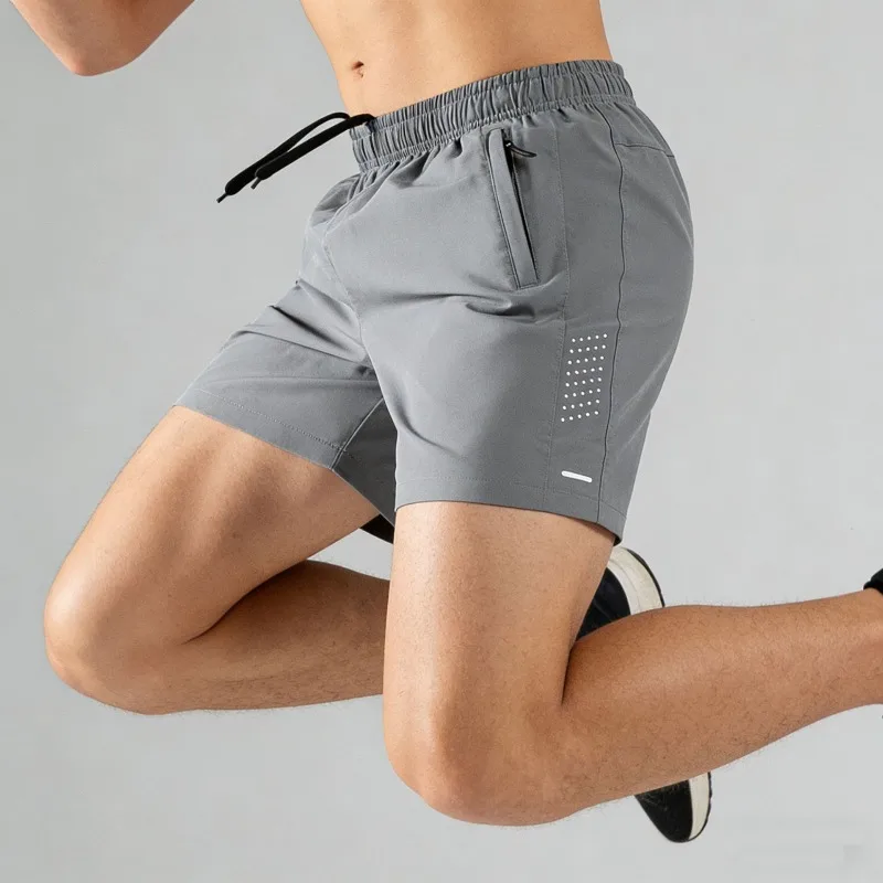 

Sports Shorts Men's Quick Dry Elasticity Mesh Breathable Fitness Jogging Short Pants Outdoor Beach Swimming Casual Shorts