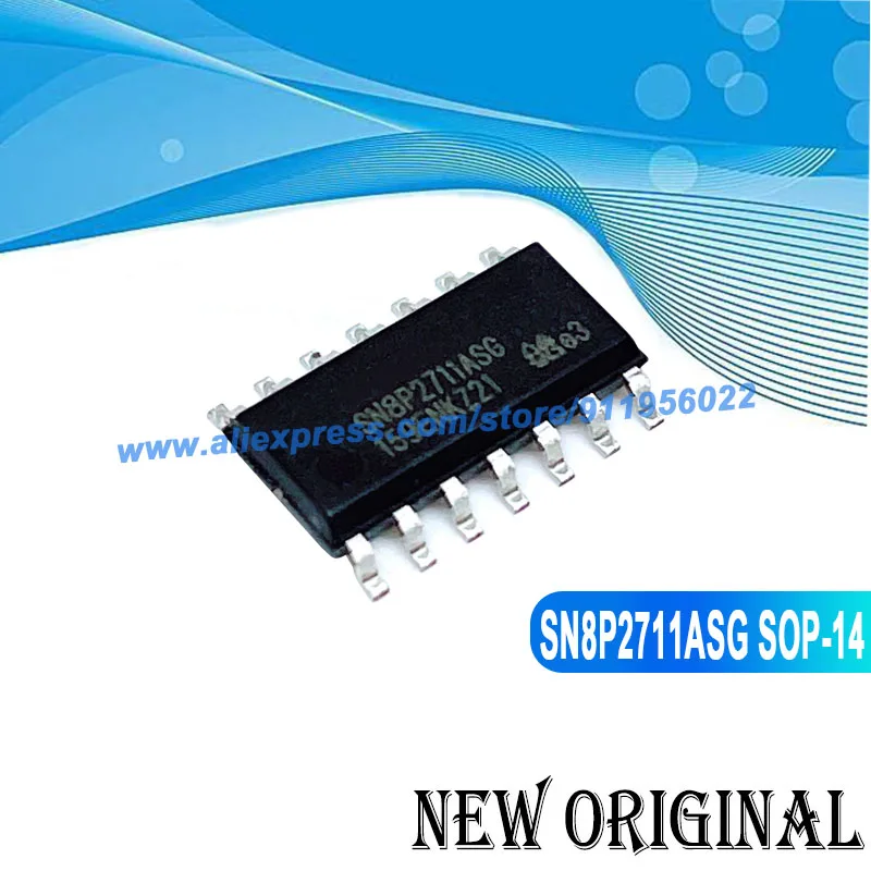 (5 Pieces) SN8P2711 SN8P2711ASB SN8P2711ASG SOP-14