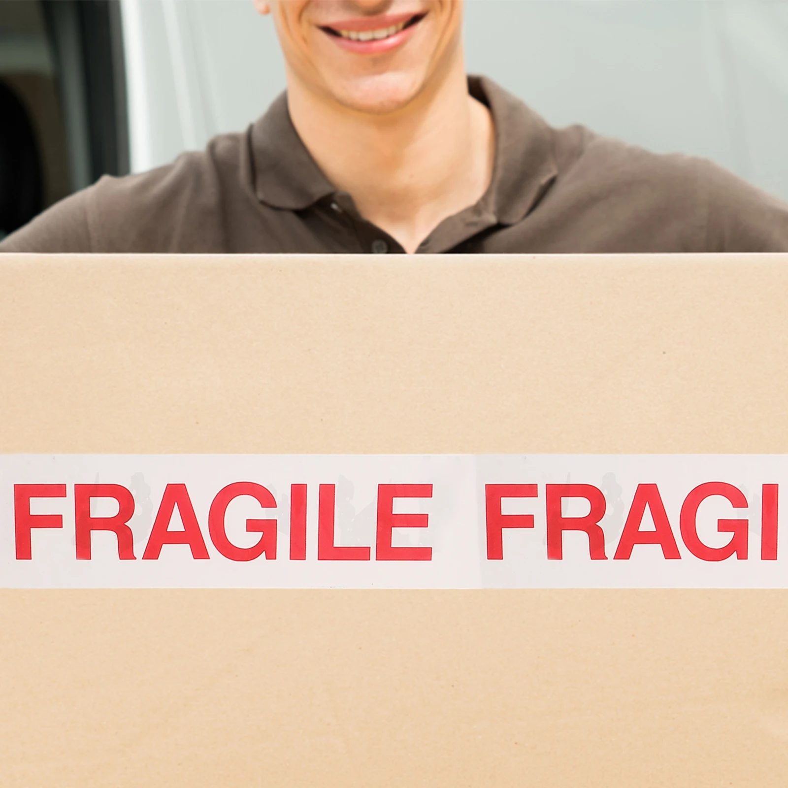 3 Rolls Fragile Warning Tape Packing Boxes Heavy Duty Fragile Stickers Label for Shipping Moving Adhesive Packing Tape